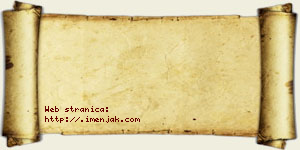 Isak Jovanović vizit kartica